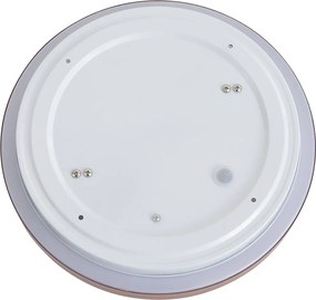 Plafonieră modernă Sienna cu alb 34cm IP44 - Walden