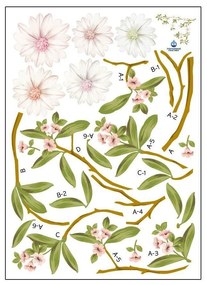 Set autocolante Ambiance Flowering Magnolia