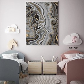 Poster - Abstracție cu linii (A4)