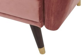 Canapea 3 locuri VIMMER (roz). 1019372