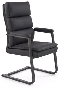 Scaun de birou Adriano SKID negru H109 cm