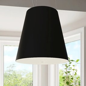 Lustră neagră cu abajur din sticlă ø 50 cm Tresco - Nice Lamps