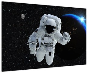 Tablou - Astronaut în Cosmos (90x60 cm)