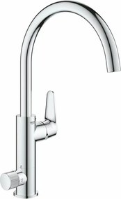 Baterie bucatarie Grohe Blue Pure Baucurve cu functie filtru