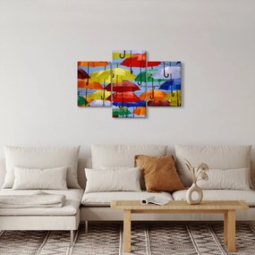 Tablou - Umbrele colorate (90x60 cm)