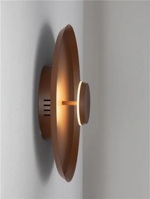 Plafoniera LED stil modern DORELL maro inchis