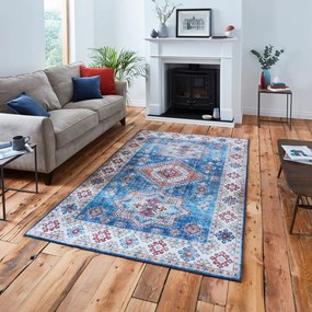 Covor albastru 230x150 cm Topaz - Think Rugs