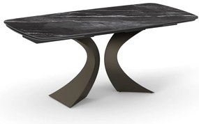 Masa ceramica extensibila Clepsydra 180 cm /90 cm / H 77 cm