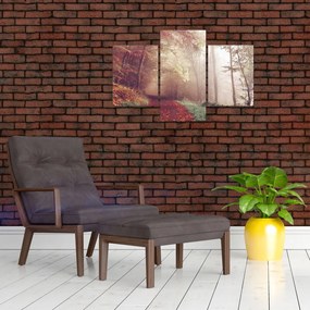 Tablou - Plimbarea de toamnă prin pădure (90x60 cm)