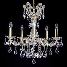 Candelabru Cristal Bohemia Exclusive 5 brate, diam.60cm MARIA TEREZIA 34 CE