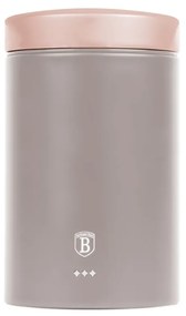 Cutie paine cu recipiente Taupe Berlinger Haus BH 6834, inox, gri