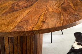 Masa rotunda TRES CHIC 120cm lemn masiv sheesham