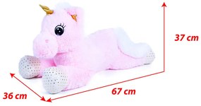 Rappa Unicorn mare de pluș Niko, 70 cm