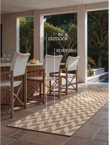 Covor tip traversă pentru interior și exterior crem/în culoare naturală 80x200 cm Haringey Terrick – Ted Baker