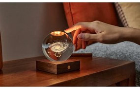 Decorațiune luminoasă maro închis cu USB Amber – Gingko