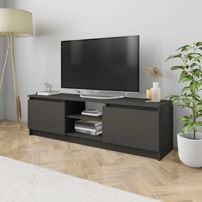 800569 vidaXL Dulap TV, gri, 120x30x35,5 cm, lemn prelucrat