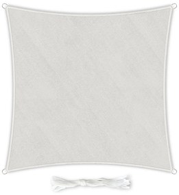 Parasolar pătrat, 4 × 4 m, poliester, respirabil