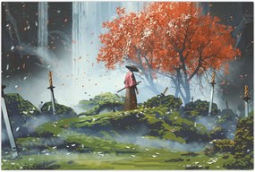 Tablou - Ilustrație a Grădinii de săbii (90x60 cm)