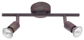 Aplica perete / tavan finisaj rustic cu spot Base 2L NVL-662002