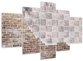 Tablou - Perete de cărămidă (150x105 cm)