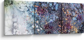 Tablou - Abstract (cu ceas) (90x30 cm)