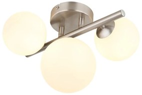 Plafoniera 3L design modern Riha nichel
