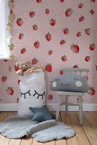 Tapet Berry Cute, Pink, Rebel Walls