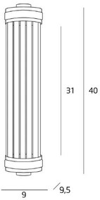 Aplică MAXLIGHT W0240 FLORENCE 2xE14/40W/230V auriu