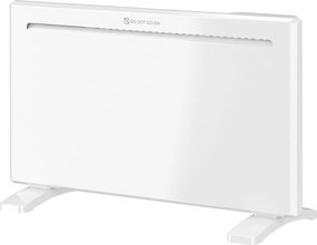 HOMCOM Convector Electric 1500 W, de Perete și Podea, Compatibil Alexa și Google Home, Alb | Aosom Romania
