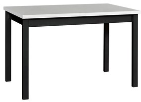 Masă extensibilă Luca 80 x 120+150 I (Alb L) (Negru). 1059201
