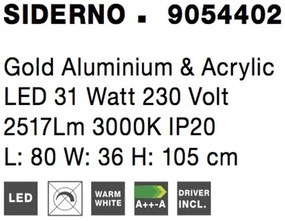 Lampa de podea LED moderna cu design original deosebit SIDERNO