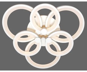 Lustră LED aplicată SIENA LED/72W/230V albă + telecomandă