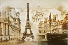 Tablou - Monumente din Paris (90x60 cm)