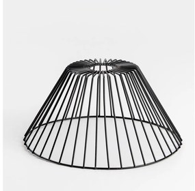 Abajur universal CURITIBA, diametru 30 cm, negru