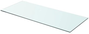 vidaXL Raft din sticlă transparentă, 70 x 30 cm