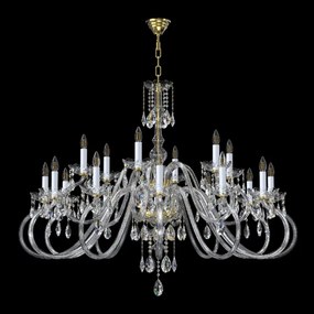 Candelabru cu 18 brate LUX design modern, Cristal Bohemia Exclusive Miracle