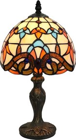 Brilagi - Lampă de masă Tiffany din vitralii MIRABELLA 1xE27/60W/230V