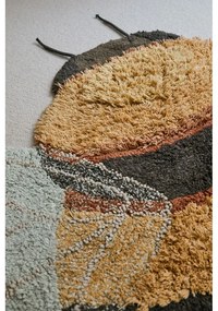 Covor pentru copii galben lavabil/țesut manual din bumbac 115x150 cm Bee – Lorena Canals
