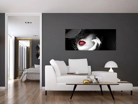 Tablou - Femeie cu pălărie (120x50 cm)