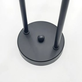 Brilagi - Lustră aplicată MALIVA 4xE14/15W/230V negru/alb