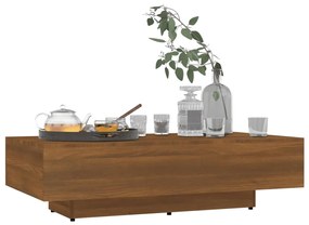Masuta de cafea, stejar maro, 115x60x31 cm, lemn prelucrat 1, Stejar brun, 115 x 60 x 31 cm