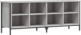 vidaXL Pantofar, gri sonoma, 131x35x50 cm, lemn compozit