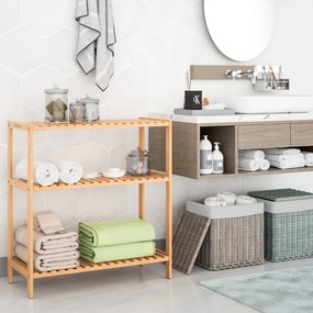 Deuba Raft din bambus - 66x58x26 cm