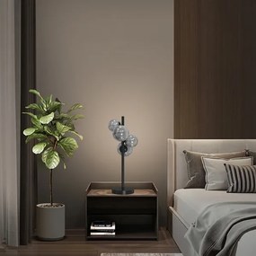 Lampă de masă ONLI PALOMA 4xG9/10W/230V 48 cm negru/fumuriu