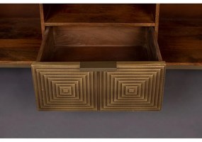 Comodă TV aurie din lemn de mango 40x60 cm Volan – Dutchbone