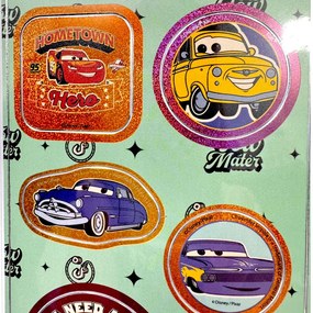 Disney Mașini Hometown set de autocolante holografice