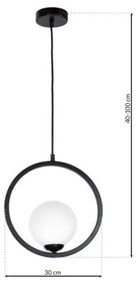 Lustră pe cablu BOSTON 1xE14/40W/230V