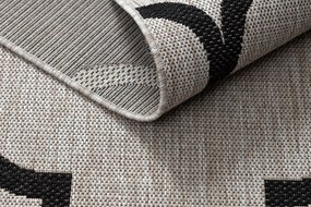 Covor sisal Floorlux 20608 marocani trellis argintiu si negru - SECUNDAR-COTATI PRODUSUL