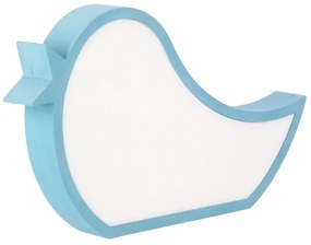 Lampă de masă pentru copii BIRD LED/12W/230V albastră