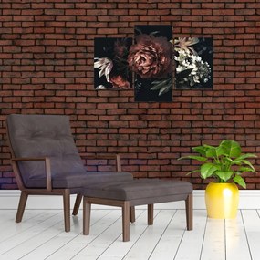 Tablou - Flori întunecate (90x60 cm)